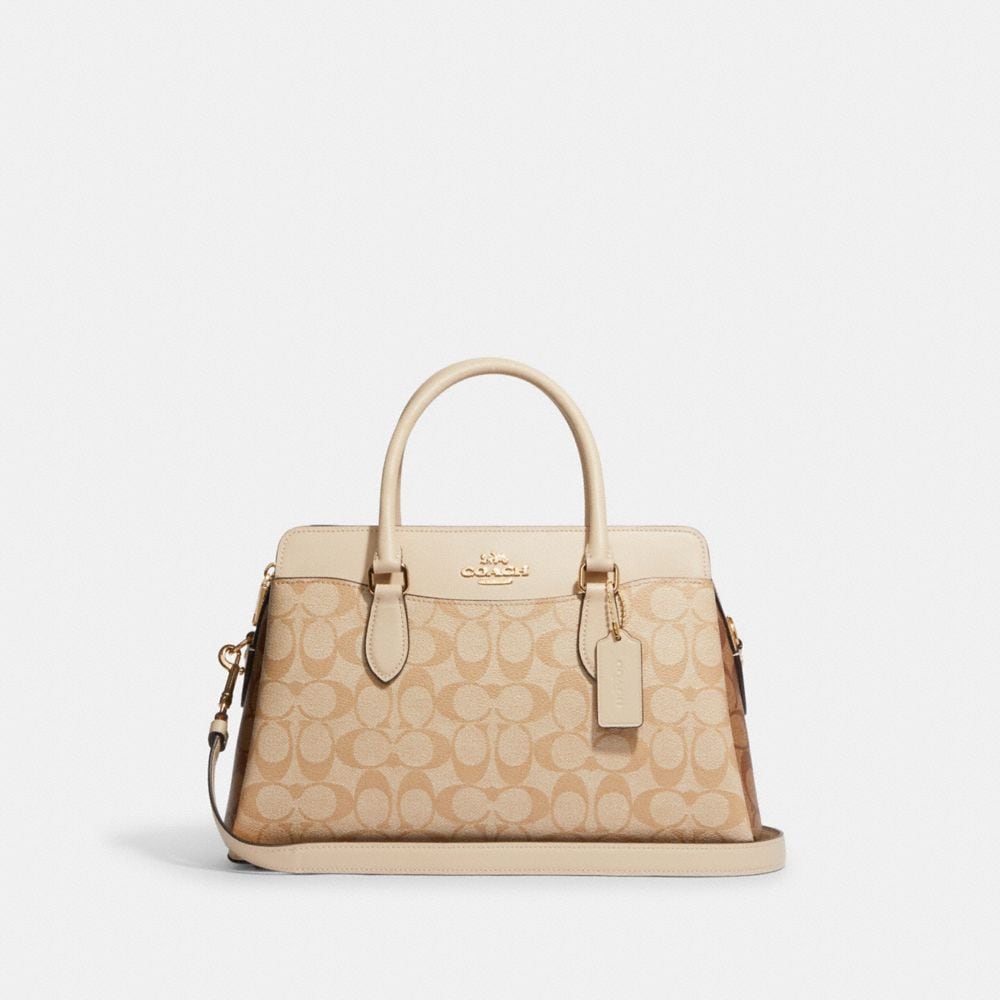 Coach Darcie Carryall In Blocked Signature Canvas | Pre Order