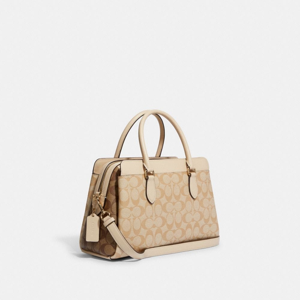 Coach Darcie Carryall In Blocked Signature Canvas | Pre Order