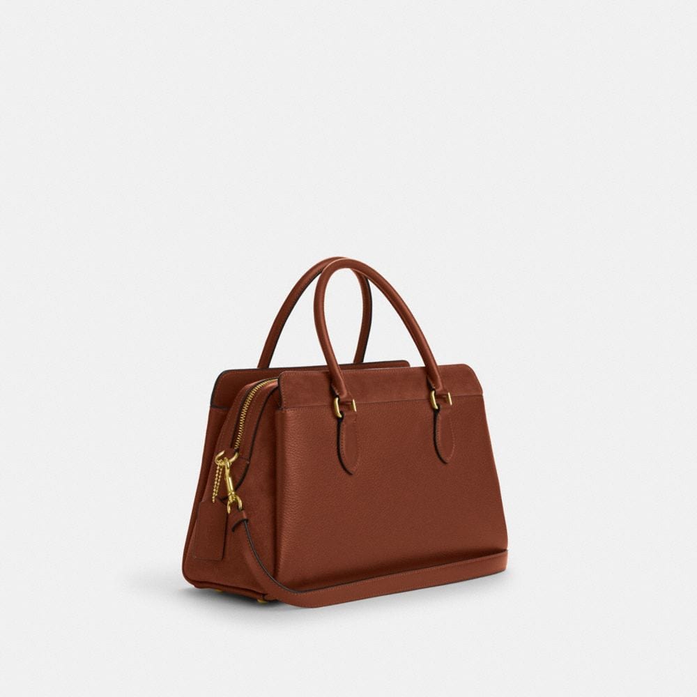 Coach Darcie Carryall in Brown Smooth Leather | Pre Order