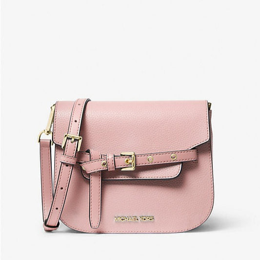 Michael Kors Emilia Small Leather Crossbody Bag Pink | Pre Order