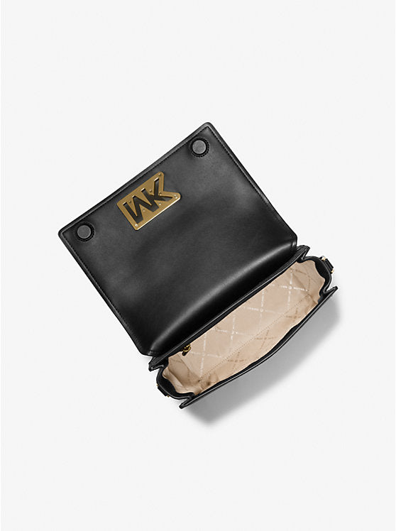 Michael Kors Mimi Medium Logo Messenger Bag Brown/Black | Pre Order