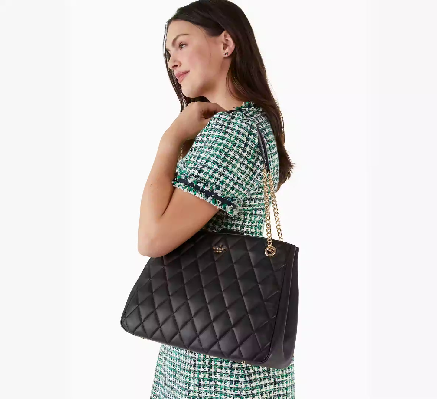 Kate Spade Carey Quilted Tote Black | Pre Order