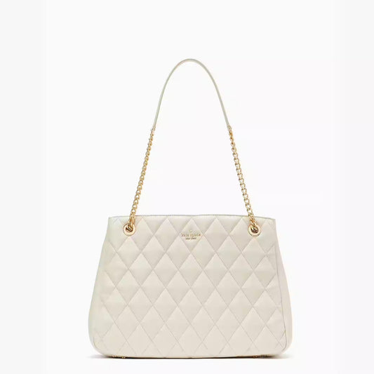 Kate Spade Carey Quilted Tote White | Pre Order