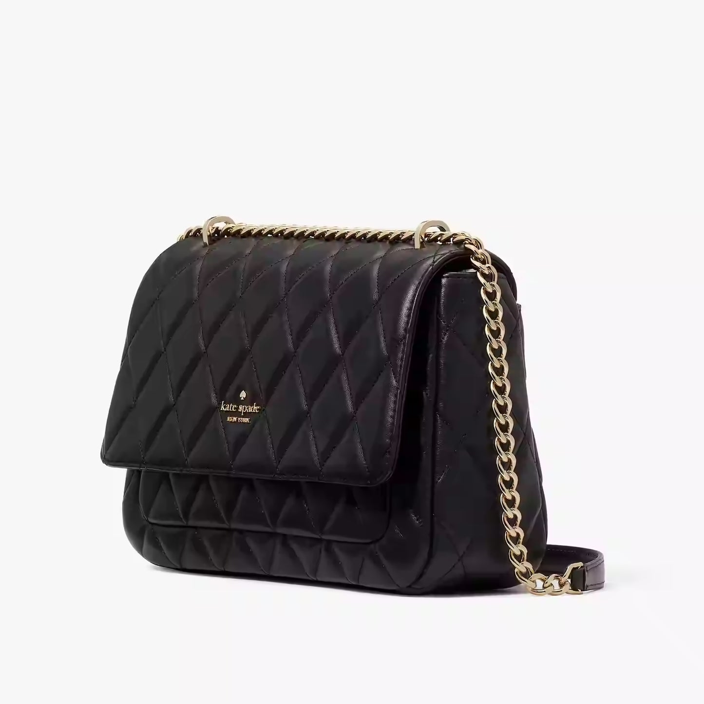 Kate Spade Carey Quilted Shoulder Black | Pre Order