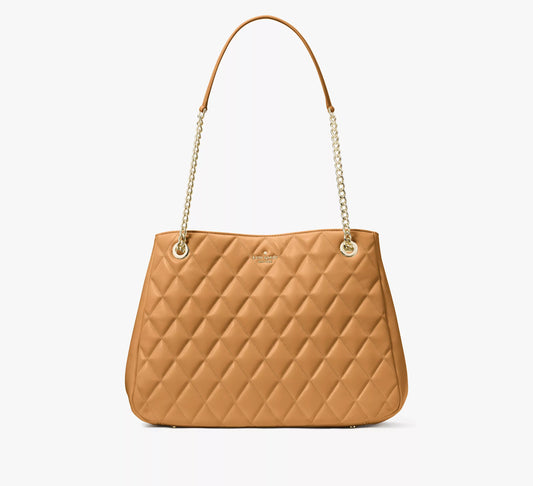 Kate Spade Carey Quilted Tote Brown | Pre Order