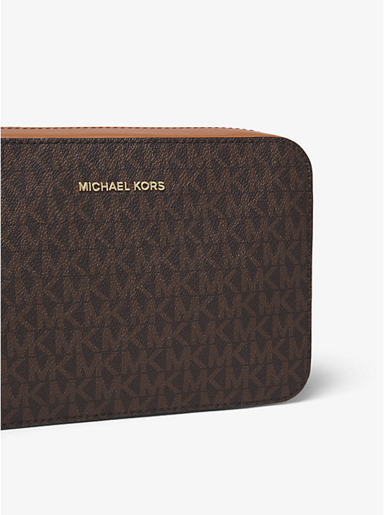Michael Kors Ginny Medium Logo Crossbody Bag Brown Multi | Pre Order