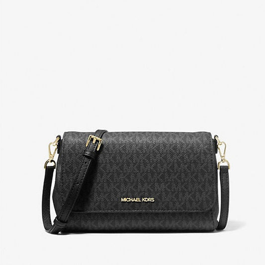 Michael Kors Medium Logo Convertible Crossbody Bag Black | Pre Order