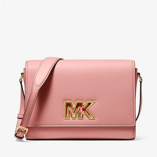 Michael Kors Mimi Medium Leather Messenger Bag Primrose | Pre Order